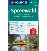 Wanderkarten Deutschland Kompass-Karte 748, Spreewald 1:50.000 Kompass-Karten GmbH