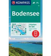 Hiking Maps Vorarlberg Kompass-Kartenset 11, Bodensee 1:35.000 Kompass-Karten GmbH