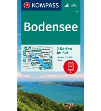 Wanderkarten Vorarlberg Kompass-Kartenset 11, Bodensee 1:35.000 Kompass-Karten GmbH