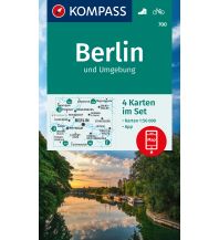 Wanderkarten Deutschland Kompass-Kartenset 700, Berlin und Umgebung 1:50.000 Kompass-Karten GmbH