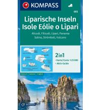 Hiking Maps Italy Kompass-Karte 693, Liparische Inseln/Isole Eólie o Lìpari 1:25.000 Kompass-Karten GmbH