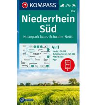 Hiking Maps Germany Kompass-Karte 755, Niederrhein Süd, Naturpark Maas-Schwalm-Nette 1:50.000 Kompass-Karten GmbH