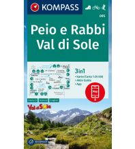 Wanderkarten Italien Kompass-Karte 095, Peio e Rabbi, Val di Sole 1:25.000 Kompass-Karten GmbH