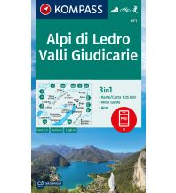 Wanderkarten Italien Kompass-Karte 071, Alpi di Ledro, Valli Giudicarie 1:35.000 Kompass-Karten GmbH
