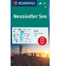 Wanderkarten Burgenland Kompass-Karte 215, Neusiedler See 1:50.000 Kompass-Karten GmbH