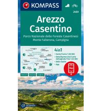 Hiking Maps Apennines Kompass-Karte 2459, Arezzo, Casentino 1:50.000 Kompass-Karten GmbH