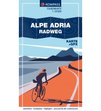 Cycling Maps Kompass Fahrrad-Tourenkarte 7059, Alpe-Adria-Radweg 1:50.000 Kompass-Karten GmbH