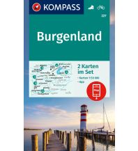 Wanderkarten Steiermark Kompass-Kartenset 227, Burgenland 1:50.000 Kompass-Karten GmbH