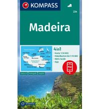 Wanderkarten Portugal Kompass-Karte 234, Madeira 1:50.000 Kompass-Karten GmbH