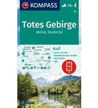 Hiking Maps Styria Kompass-Karte 19, Totes Gebirge, Almtal, Stodertal 1:50.000 Kompass-Karten GmbH