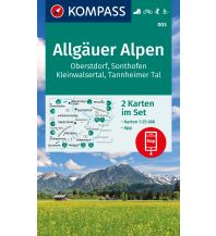 Wanderkarten Tirol Kompass Karten-Set 003, Allgäuer Alpen 1:25.000 Kompass-Karten GmbH
