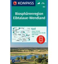 Wanderkarten Schleswig-Holstein Kompass-Karte 862, Biosphärenregion Elbtalaue-Wendland 1:50.000 Kompass-Karten GmbH