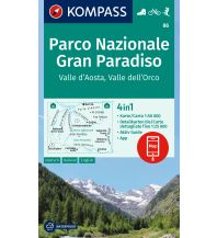 Wanderkarten Italien Kompass-Karte 86, Parco Nazionale Gran Paradiso 1:50.000 Kompass-Karten GmbH