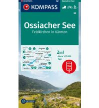 Wanderkarten Kärnten Kompass-Karte 62, Ossiacher See, Feldkirchen in Kärnten 1:25.000 Kompass-Karten GmbH