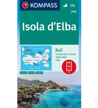 Wanderkarten Italien Kompass-Karte 2468, Isola d'Elba 1:25.000 Kompass-Karten GmbH