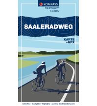 Cycling Maps KOMPASS Fahrrad-Tourenkarte Saaleradweg - Von Münchberg nach Schönebeck (Elbe) 1:50.000 Kompass-Karten GmbH
