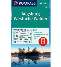 Wanderkarten Bayern Kompass-Karte 162, Augsburg, Westliche Wälder 1:50.000 Kompass-Karten GmbH