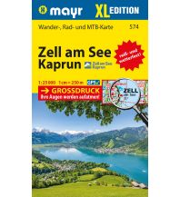 Hiking Maps Salzburg Mayr-Wander-, Rad- und MTB-Karte 574, Zell am See, Kaprun XL 1:25.000 Mayr Verlag