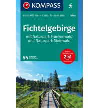 Hiking Guides KOMPASS Wanderführer Fichtelgebirge mit Naturpark Frankenwald und Naturpark Steinwald, 55Touren mit Extra-Tourenkarte Kompass-Karten GmbH