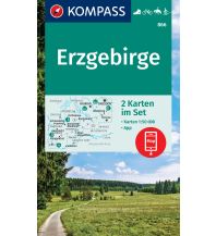 Wanderkarten Deutschland Kompass-Kartenset 866, Erzgebirge 1:50.000 Kompass-Karten GmbH