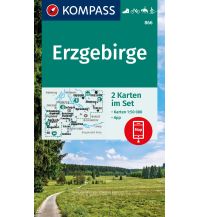 Wanderkarten Deutschland Kompass-Kartenset 866, Erzgebirge 1:50.000 Kompass-Karten GmbH