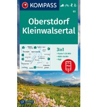 Hiking Maps Vorarlberg Kompass-Karte 03, Oberstdorf, Kleinwalsertal 1:25.000 Kompass-Karten GmbH