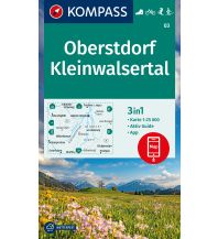 Hiking Maps Vorarlberg Kompass-Karte 03, Oberstdorf, Kleinwalsertal 1:25.000 Kompass-Karten GmbH