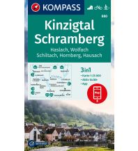 Wanderkarten Deutschland KOMPASS Wanderkarte 880 Kinzigtal Schramberg, 1:25.000 Kompass-Karten GmbH