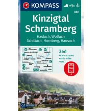 Hiking Maps Germany KOMPASS Wanderkarte 880 Kinzigtal Schramberg, 1:25.000 Kompass-Karten GmbH