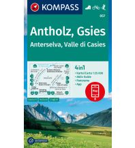 Hiking Maps South Tyrol + Dolomites Kompass-Karte 057, Antholz/Anterselva, Gsies/Valle di Casies 1:25.000 Kompass-Karten GmbH