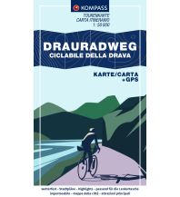 Cycling Maps KOMPASS Fahrrad-Tourenkarte Drauradweg – Ciclabile della Drava 1:50.000 Kompass-Karten GmbH