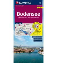 Radkarten Kompass-Fahrradkarte 3333, Bodensee 1:70.000 Kompass-Karten GmbH