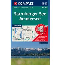 Wanderkarten Bayern KOMPASS Wanderkarte 180 Starnberger See, Ammersee 1:50.000 Kompass-Karten GmbH