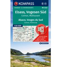Wanderkarten Schweiz & FL Kompass-Kartenset 2222, Elsass/Alsace, Vogesen Süd/Vosges du Sud 1:50.000 Kompass-Karten GmbH