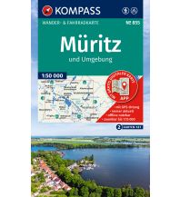 Wanderkarten Mecklenburg-Vorpommern Kompass-Karte 855, Müritz und Umgebung 1:50.000 Kompass-Karten GmbH