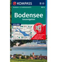 Wanderkarten Vorarlberg Kompass-Karte 1c, Bodensee Gesamtgebiet 1:75.000 Kompass-Karten GmbH