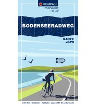 Radkarten Österreich KOMPASS Fahrrad-Tourenkarte Bodenseeradweg 1:50.000 Kompass-Karten GmbH