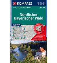 Wanderkarten Bayern Kompass-Karte 195, Nördlicher Bayerischer Wald 1:50.000 Kompass-Karten GmbH