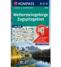 Wanderkarten Tirol KOMPASS Wanderkarte 5, Wettersteingebirge, Zugspitzgebiet 1:50.000 Kompass-Karten GmbH