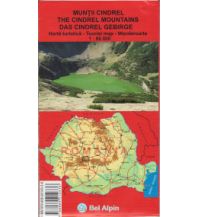 Hiking Maps Romania Bel Alpin Wanderkarte Muntii Cindrel 1:60.000 Bel Alpin Tour