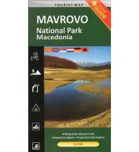 Hiking Maps North Macedonia Trimaks Tourist Map Mavrovo National Park 1:55.000 Trimaks 