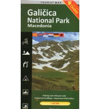 Hiking Maps North Macedonia Trimaks Tourist Map Galičica National Park (Nordmazedonien) 1:45.000 Trimaks 