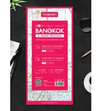 Straßenkarten Asien Bilingual map of Bangkok & nearby Provinces 1:90.000 Thinknet 