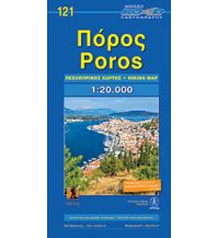 Hiking Maps Peloponnese Orama Wanderkarte 121, Póros 1:20.000 Road Editions