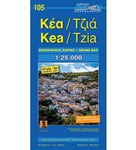 Wanderkarten Orama WK 105 Griechenland - Kea / Tzia 1:25.000 Orama Editions