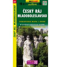 Hiking Maps Czech Republic SHOcart-Wanderkarte 21, Český Ráj/Böhmisches Paradies, Mladoboleslavsko 1:50.000 Shocart