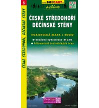 Hiking Maps Czech Republic SHOcart-Wanderkarte 3, České Středohoří, Děčínsky Stěny 1:50.000 Shocart