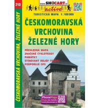 Hiking Maps Czech Republic SHOcart Tourist Map 210, Ceskomoravska vrchovina, Zelezne hory 1:100.000 Shocart