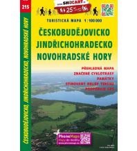 Hiking Maps Lower Austria SHOcart Tourist Map 215, Českobudějovicko, Jindřichohradecko, Novohradské Hory 1:100.000 Shocart