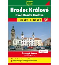 f&b Stadtpläne f&b Prag Stadtplan - Hradec Kralove Königgräz 1:12.000 Shocart